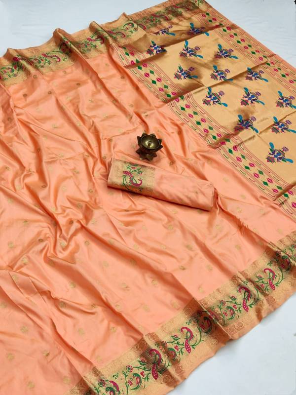 Meera 74 New Exclusive Wear Banarasi Silk Designer Latest Saree Collection